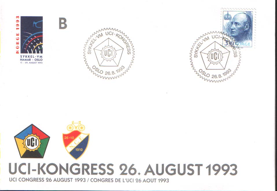 Envelope from the UCI-Congress